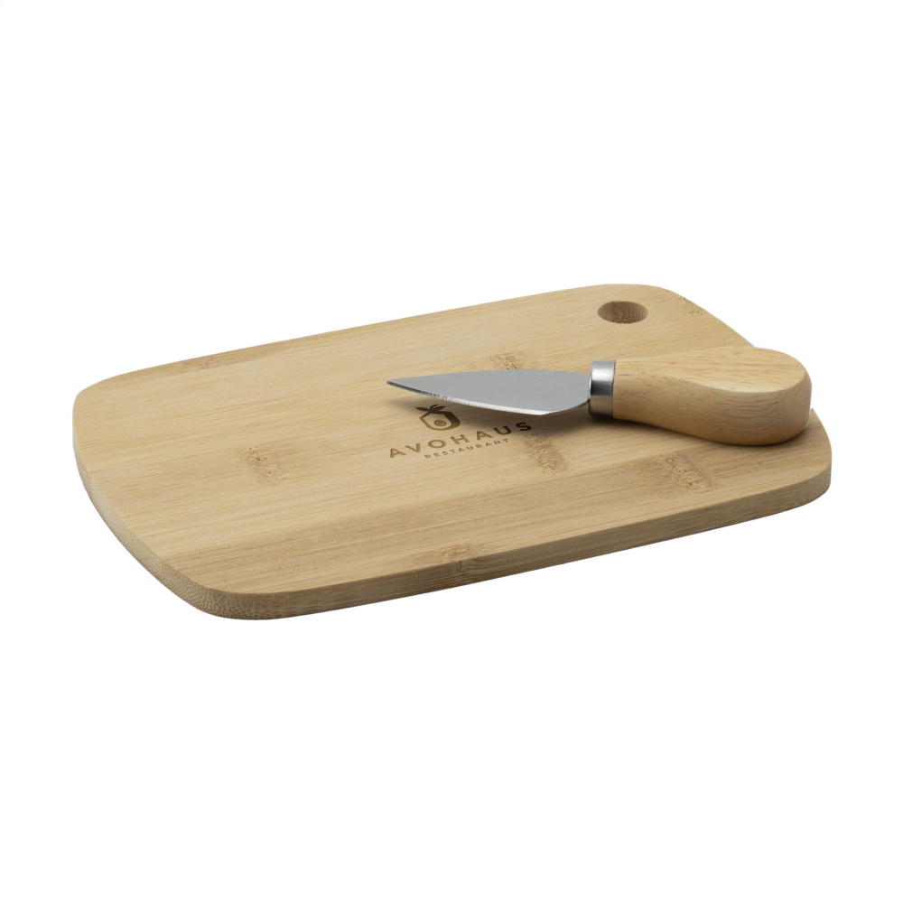 Logotrade corporate gift image of: Bamboo Cheese Platter 2-pcs